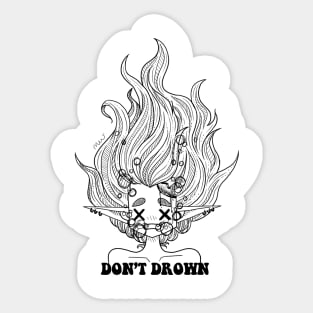 Don't Drown Sticker